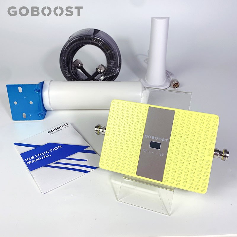 GOBOOST signal booster 1800mhz mobile cell phone 3g 4g 1800 dcs network booster signal repeater